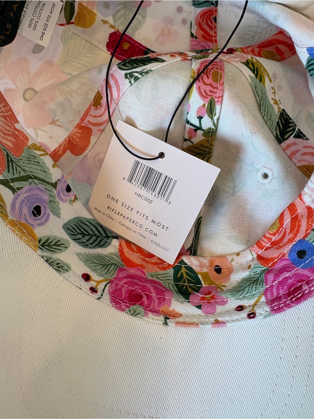 NWT Rifle Paper Co. Cap - Picture 6 of 8